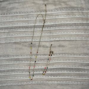 Kendra Scott Haven Heart gold strand necklace and bracelet